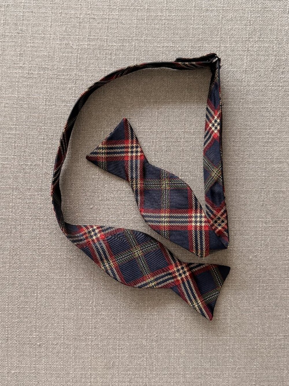 Brooks Brothers Adjustable Plaid Bow Tie